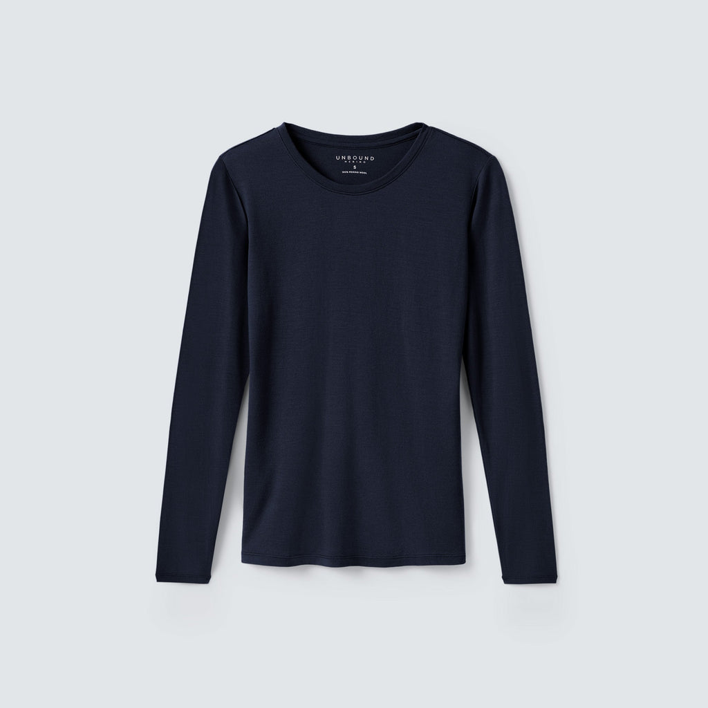 Women's Long Sleeve Merino Crew