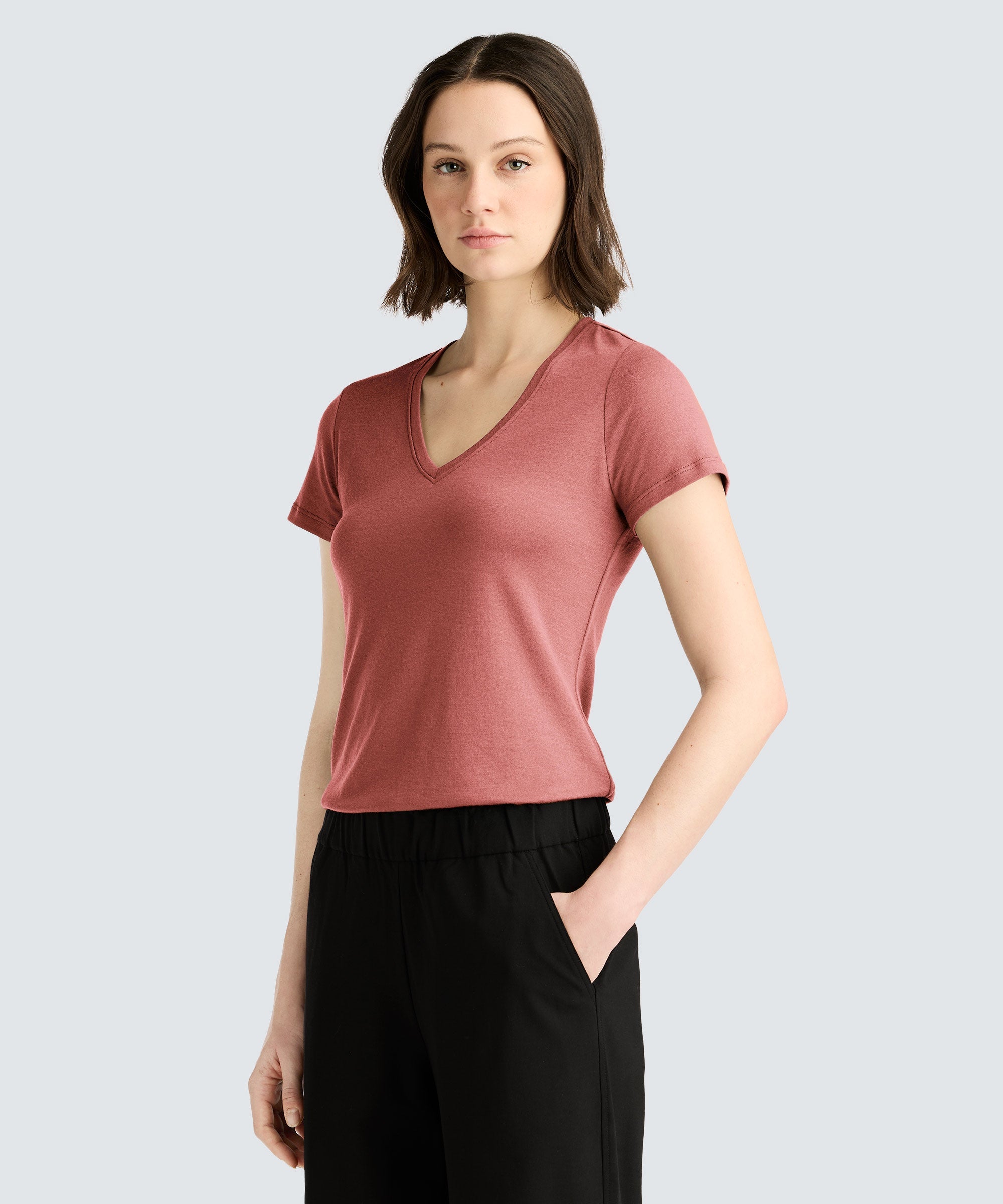 Women's Merino V-Neck T-Shirt