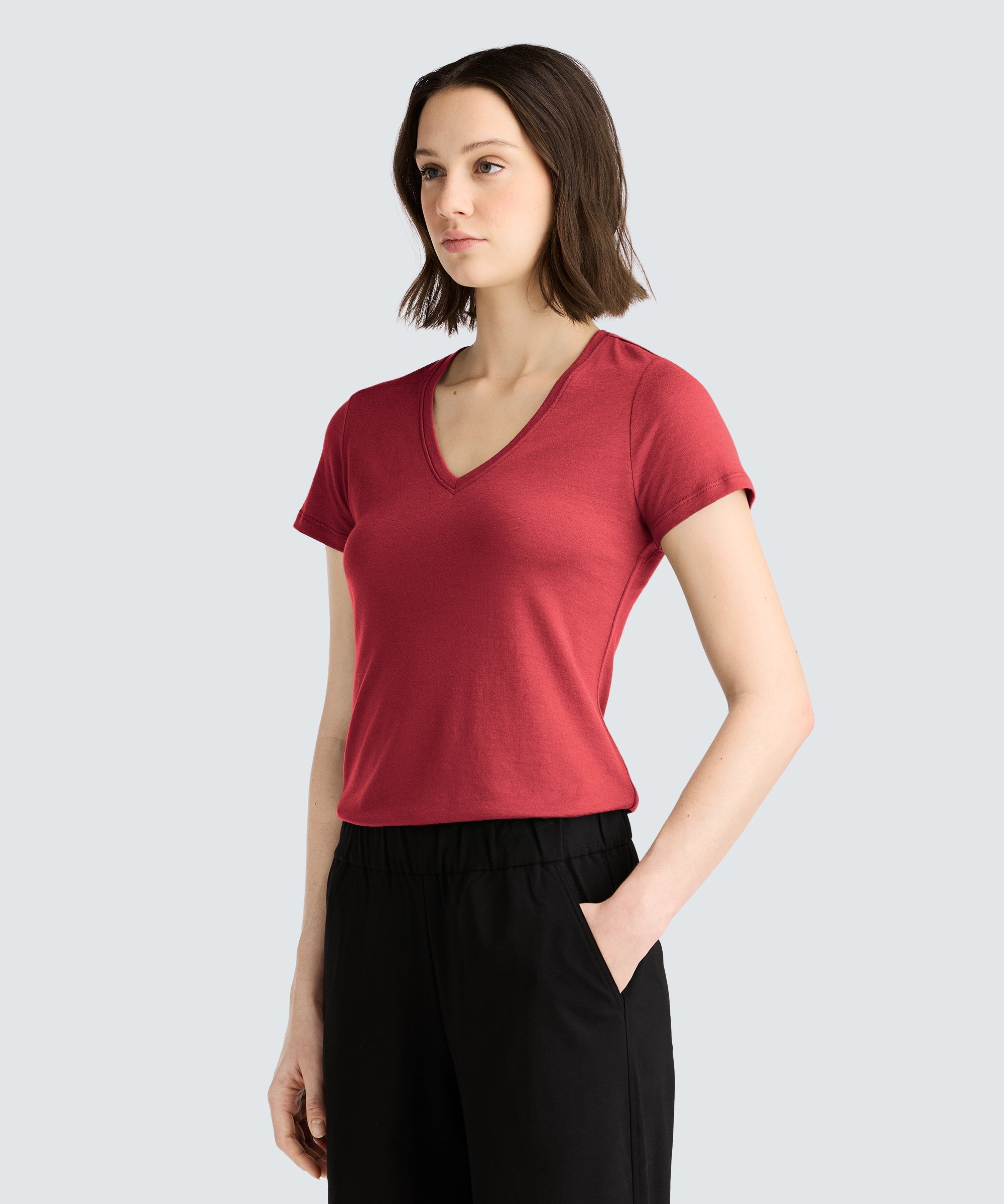 Women's Merino V-Neck T-Shirt