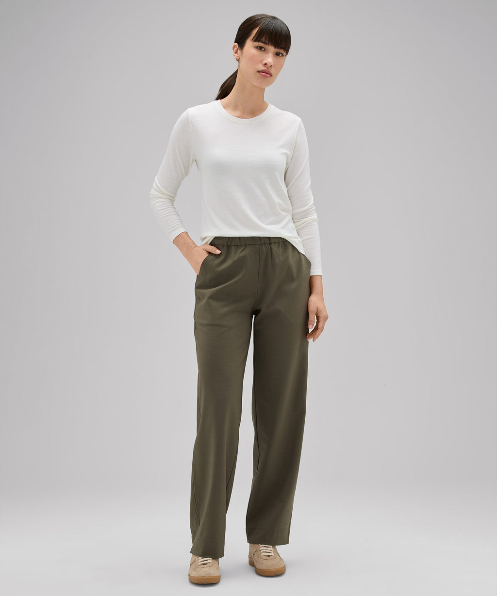 Women's Long Sleeve Merino Crew