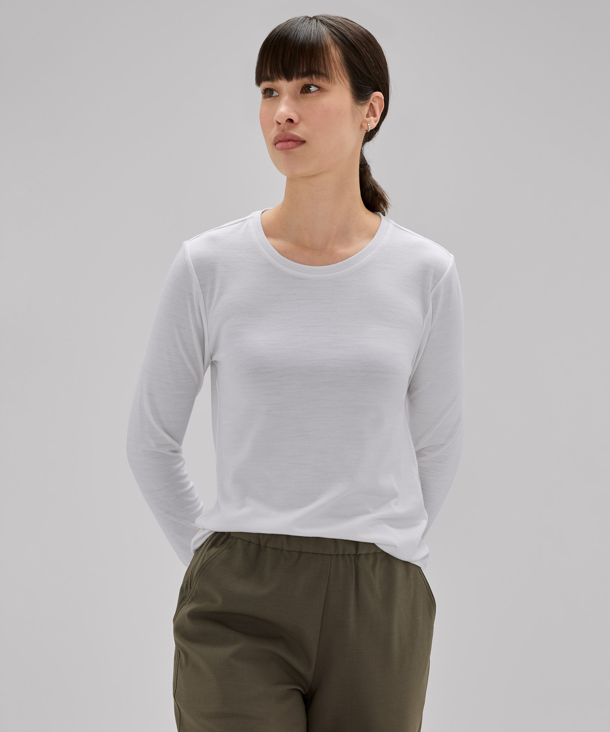 Women's Long Sleeve Merino Crew