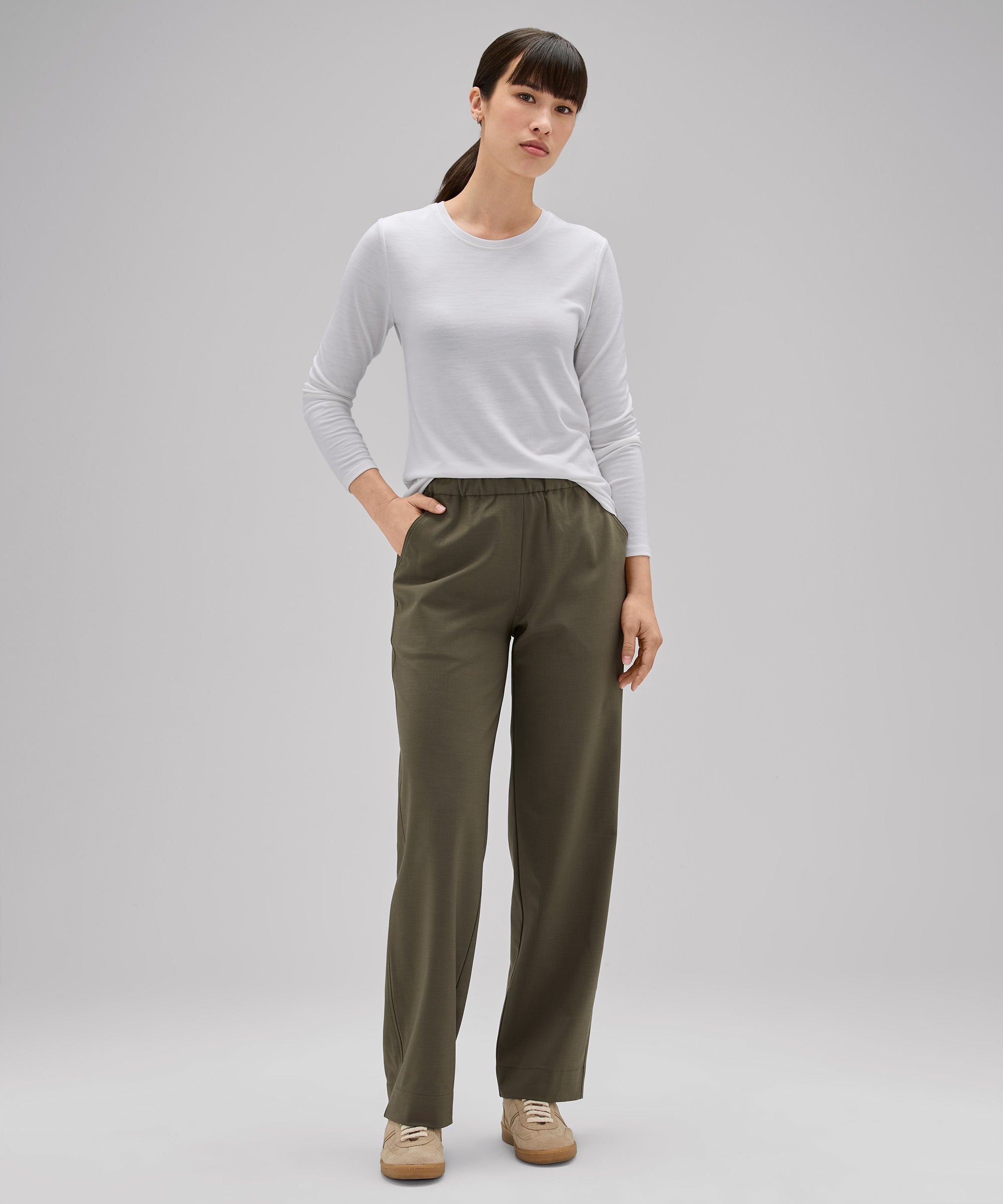 Women's Long Sleeve Merino Crew